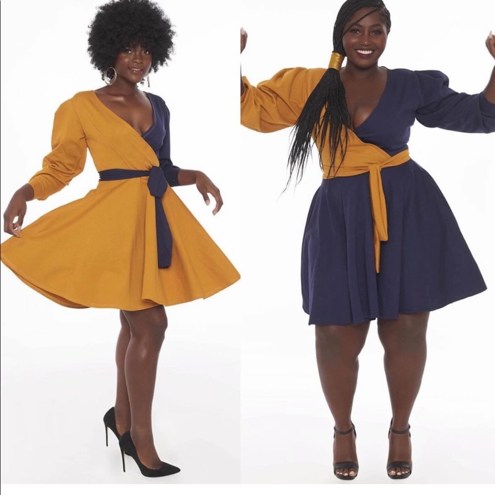 Rue 107 brand new faux wrap dress